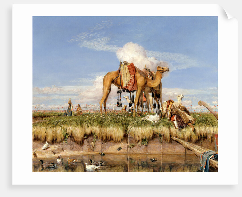 On the Banks of the Nile, Upper Egypt by John Frederick Lewis