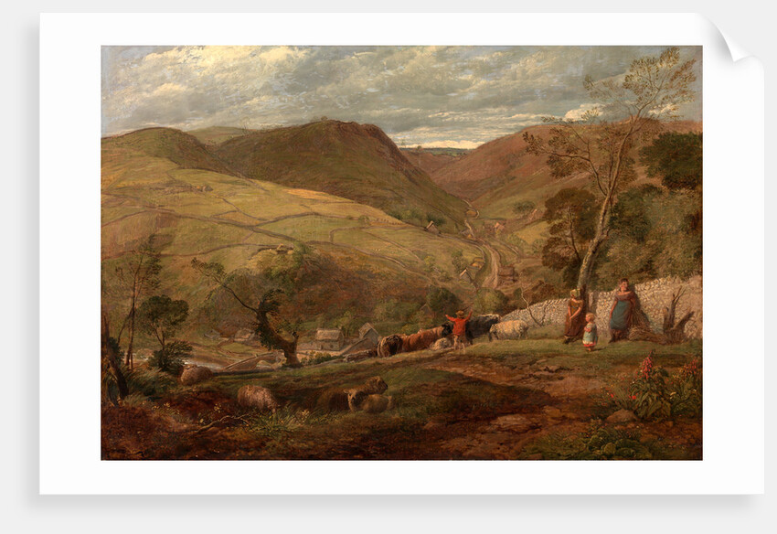 Hanson Toot, View in Dovedale Hanson Toot by John Linnell