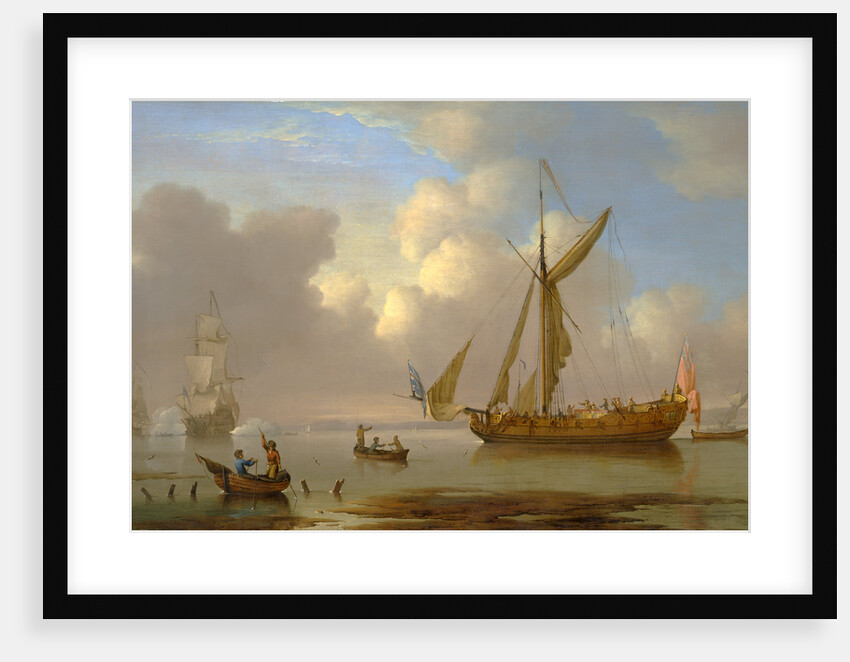 Royal Yacht Becalmed at Anchor by Peter Monamy