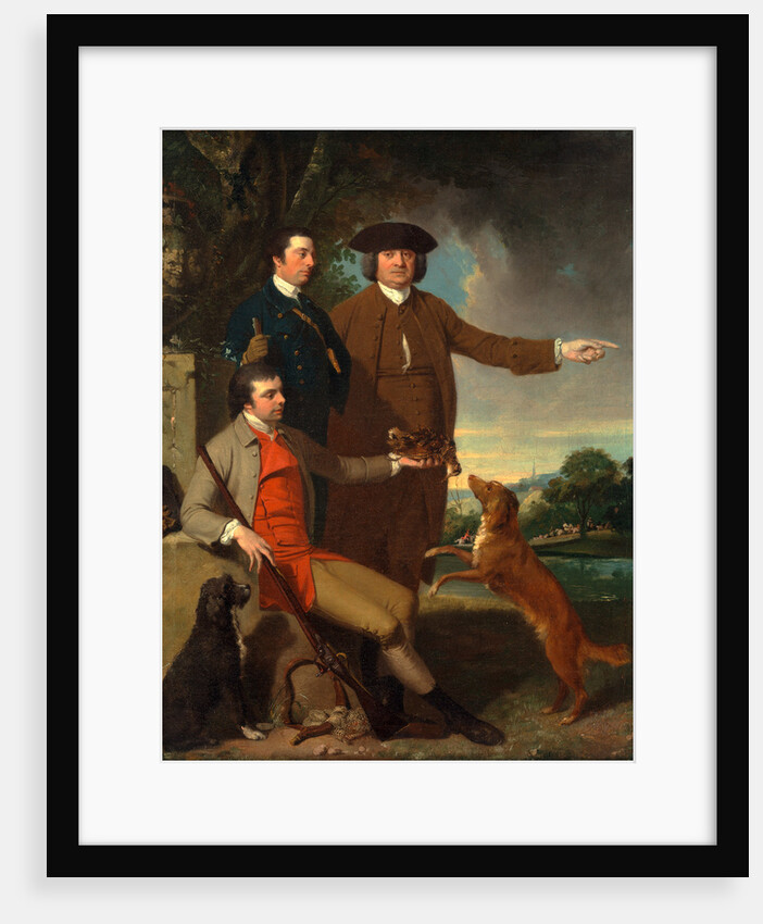 Self-Portrait with His Father and His Brother by John Hamilton Mortimer