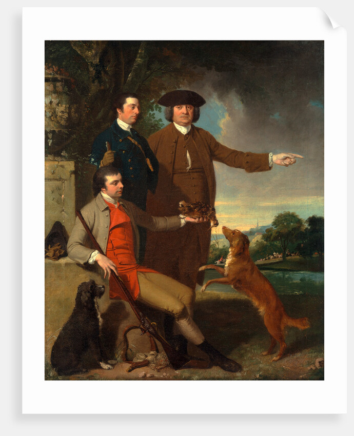 Self-Portrait with His Father and His Brother by John Hamilton Mortimer