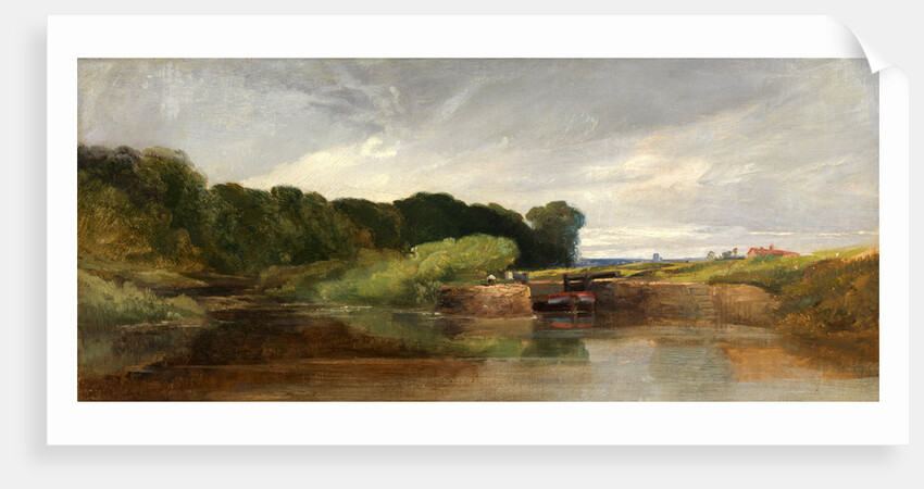 Hanham Lock on the Avon by William James Muller