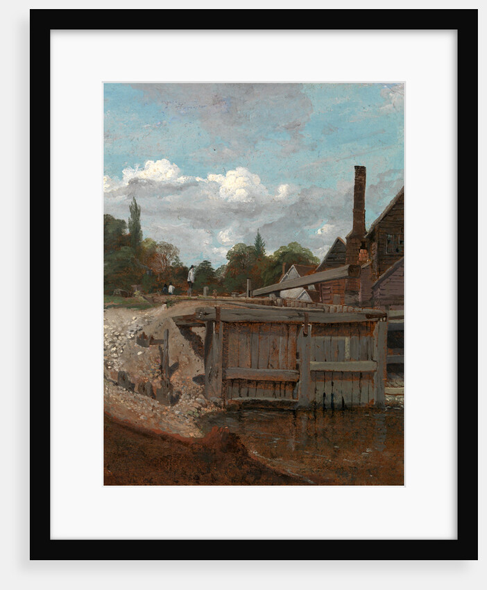 Lock gate by William Mulready