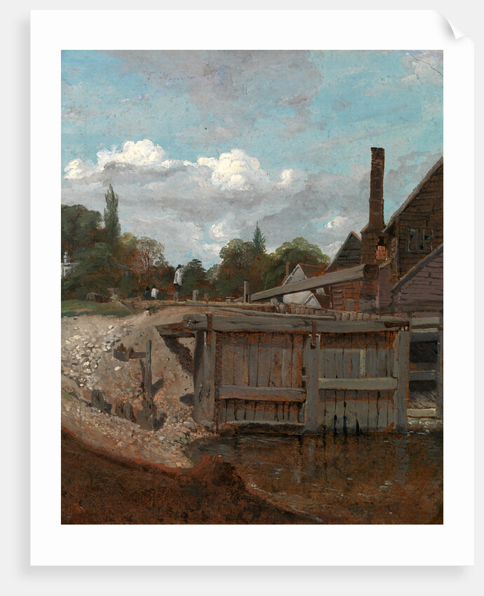 Lock gate by William Mulready