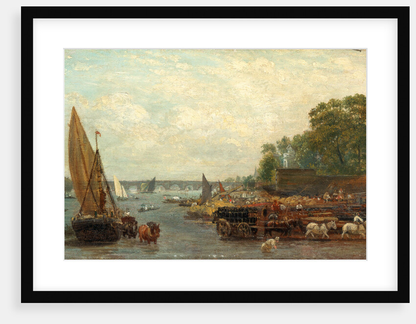 Westminster Bridge by London Frederick Nash