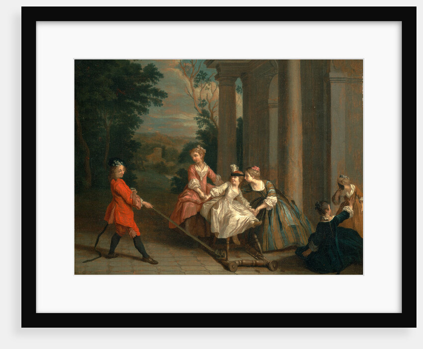 Children Playing with a Hobby Horse by Joseph Francis Nollekens