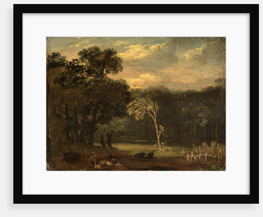 Sketch from Nature in Sion Park, London by Samuel Palmer