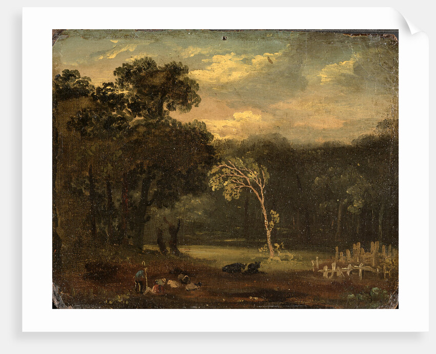 Sketch from Nature in Sion Park, London by Samuel Palmer