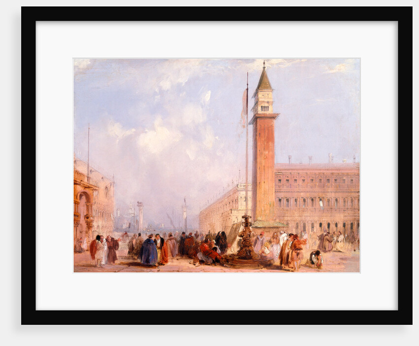 The Piazzetta, Venice, Italy, Edward Pritchett by Edward Pritchett