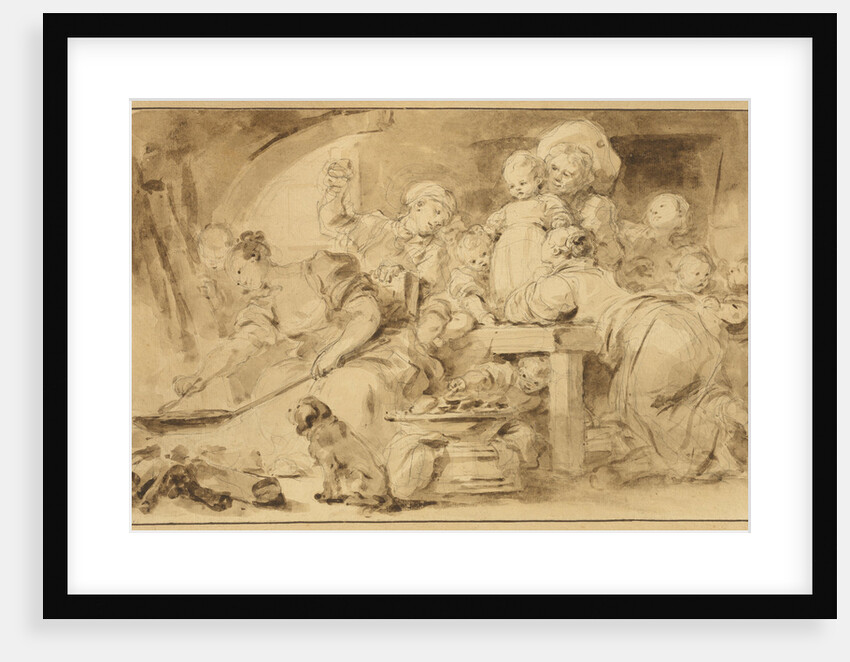 Making Fritters (Les Beignets) by Jean-Honoré Fragonard