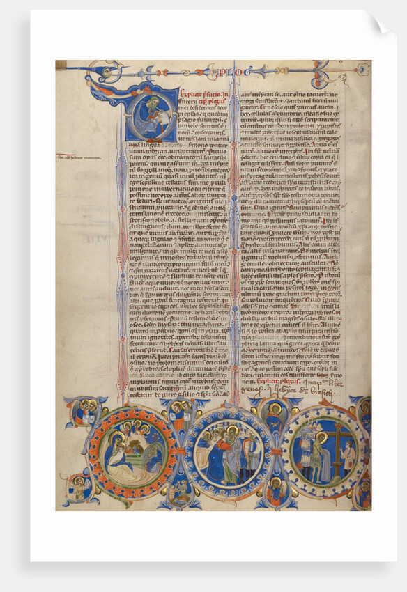 Initial D: Saint Jerome with Scenes of the Life of Christ by Anonymous