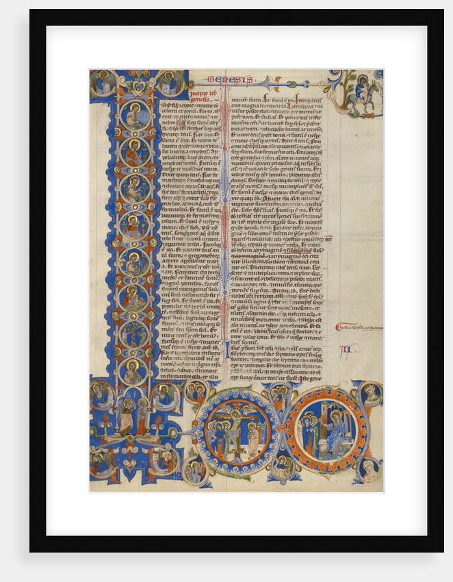 Initial I: Scenes of the Creation of the World and the Life of Christ by Anonymous