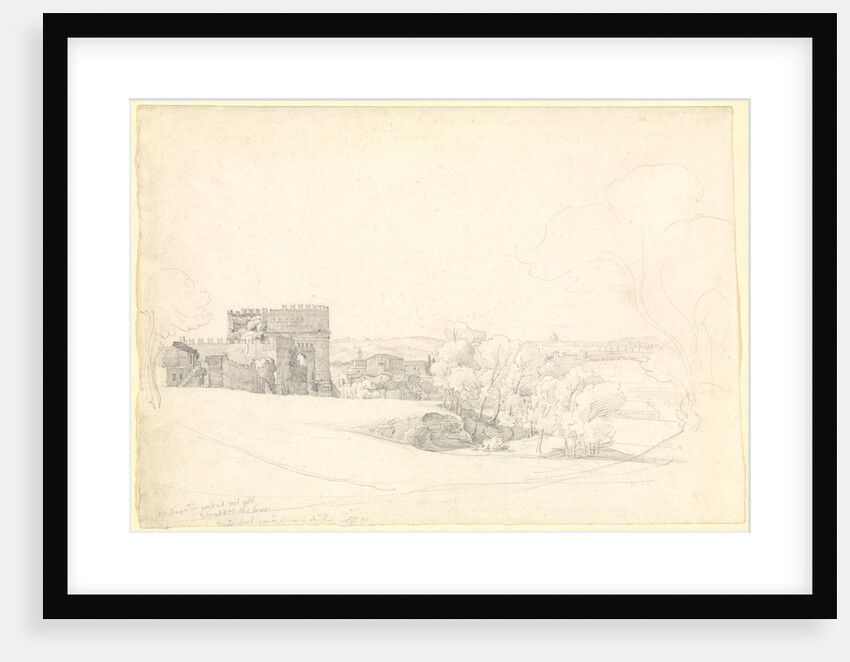 Via Appia Antica with the Tomb of Cecilia Metella by Ernst Fries
