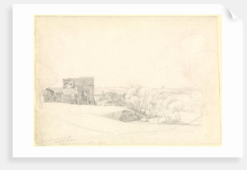 Via Appia Antica with the Tomb of Cecilia Metella by Ernst Fries