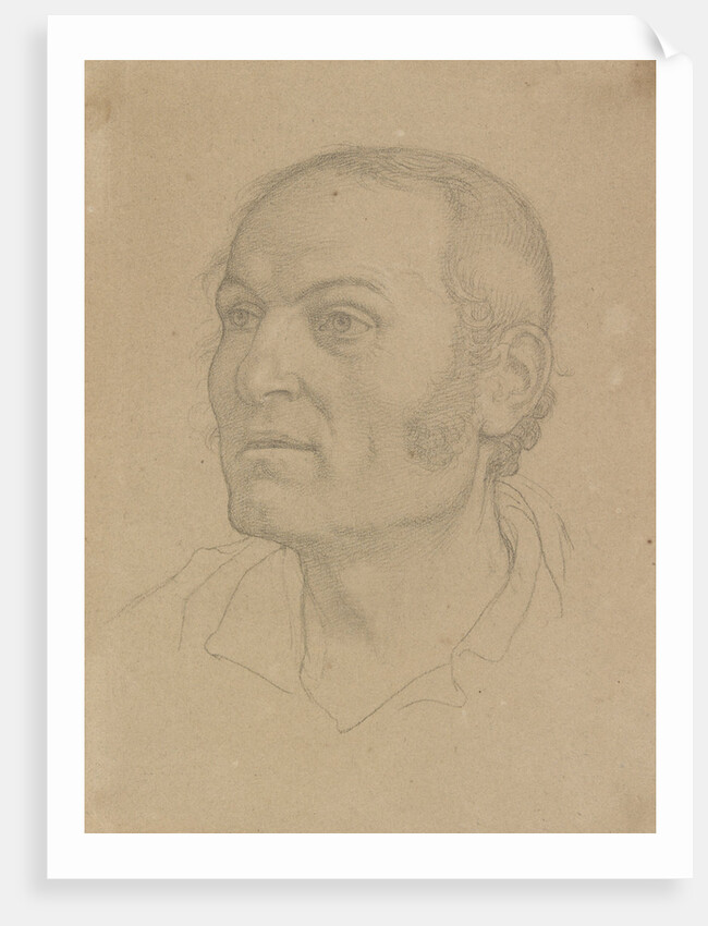 Head of a Man by Friedrich Overbeck