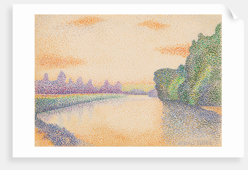 The Banks of the Marne at Dawn by Albert Dubois-Pillet