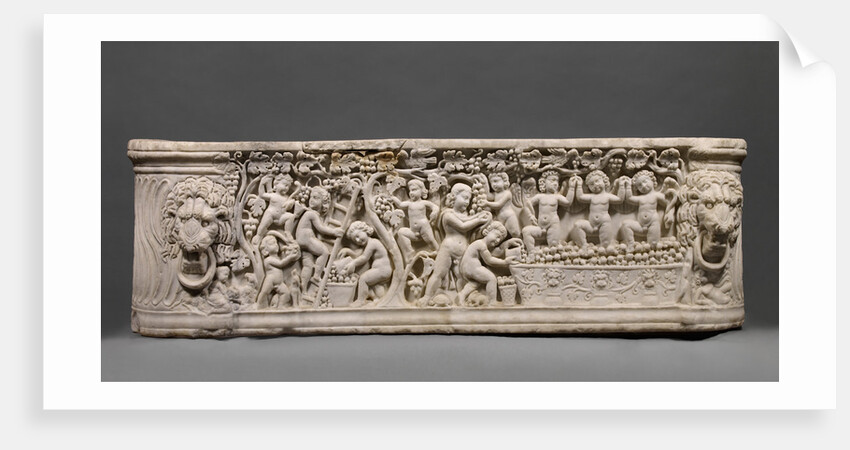 Sarcophagus representing a Dionysiac Vintage Festival by Anonymous