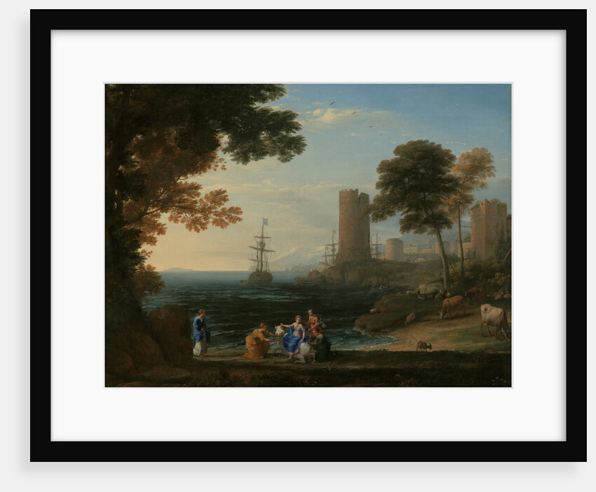 Coast View with the Abduction of Europa by Claude Lorrain