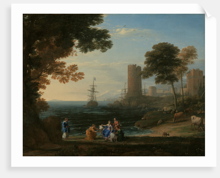 Coast View with the Abduction of Europa by Claude Lorrain