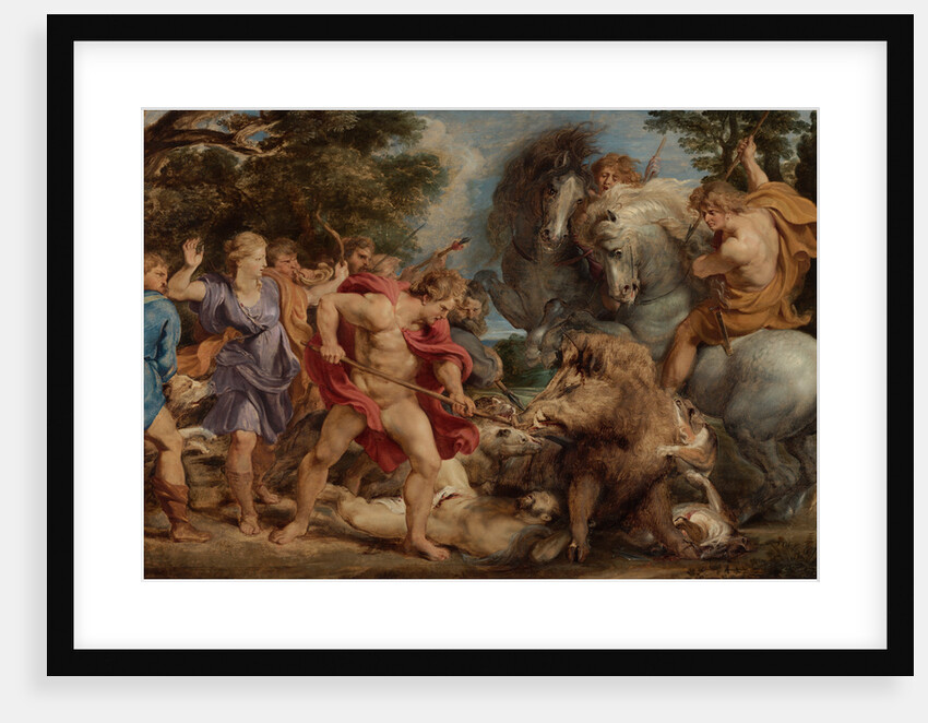 The Calydonian Boar Hunt by Peter Paul Rubens