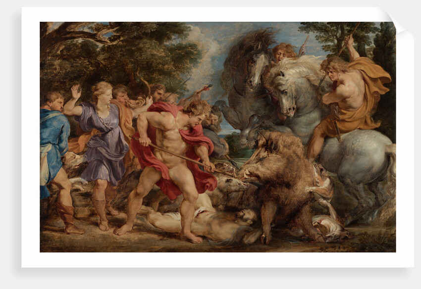 The Calydonian Boar Hunt by Peter Paul Rubens