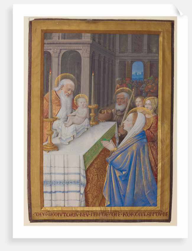 The Presentation in the Temple by Jean Bourdichon