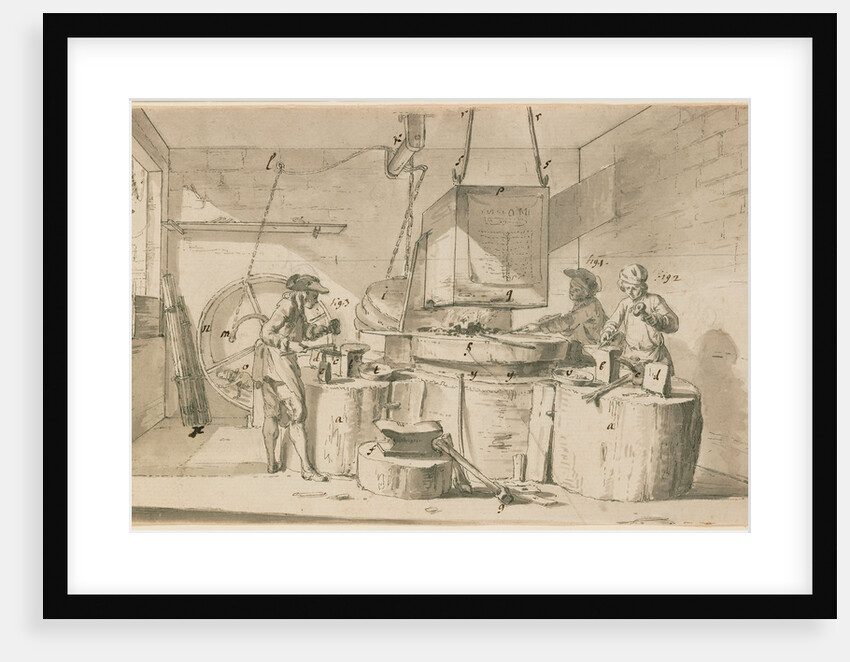 The Nail Makers (Le Cloutier Grossier) by Jean-Michel Moreau le jeune