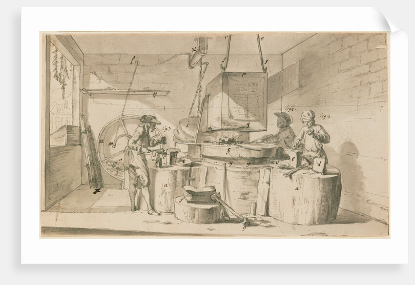 The Nail Makers (Le Cloutier Grossier) by Jean-Michel Moreau le jeune