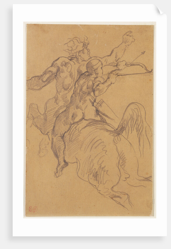 The Education of Achilles by Eugène Delacroix