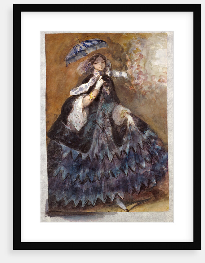 Woman with a Parasol by Constantin Guys