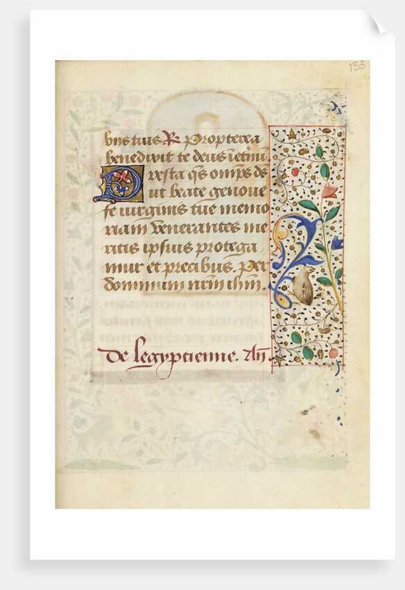 Decorated Text Page by Anonymous