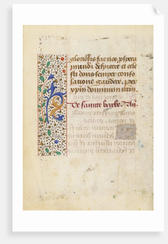 Decorated Text Page by Anonymous
