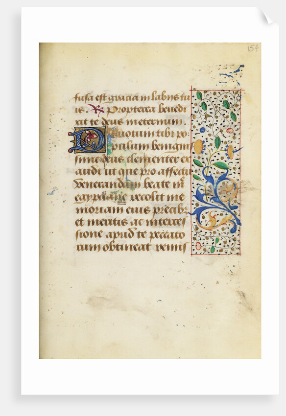 Decorated Text Page by Anonymous
