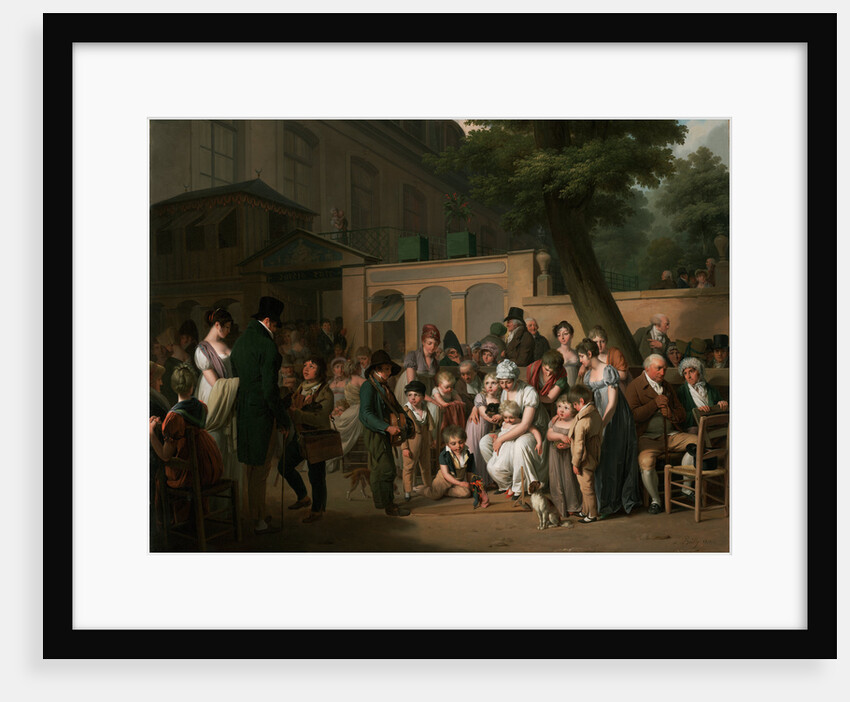 Entrance to the Jardin Turc by Louis-Léopold Boilly