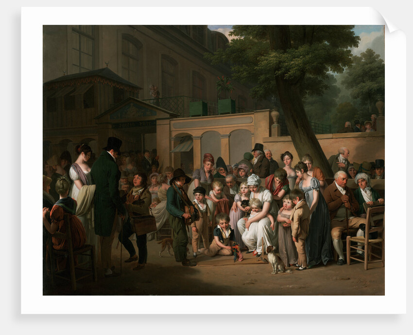 Entrance to the Jardin Turc by Louis-Léopold Boilly