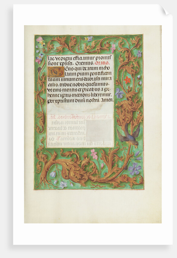 Decorated Text Page by Anonymous