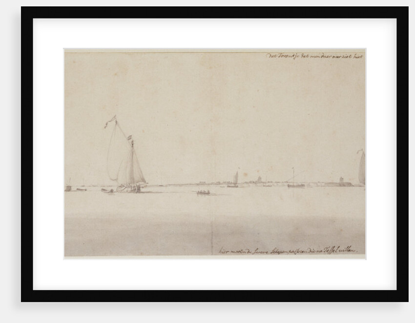 Calm Sea by Willem van de Velde the Younger