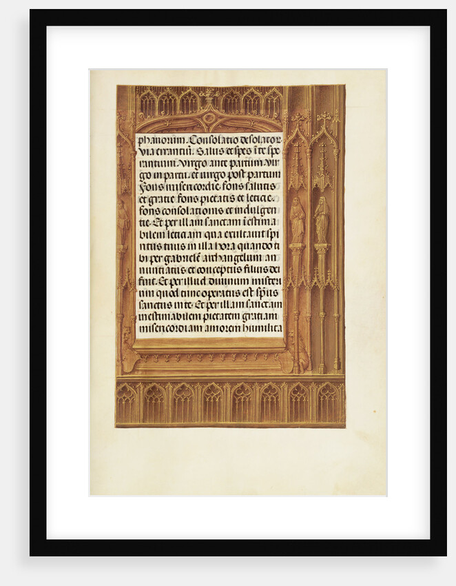 Decorated Text Page by Anonymous
