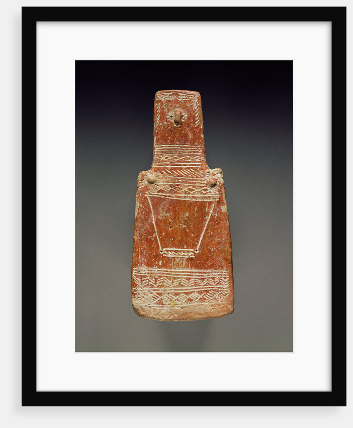 Red Polished Ware Plank Figure by Anonymous