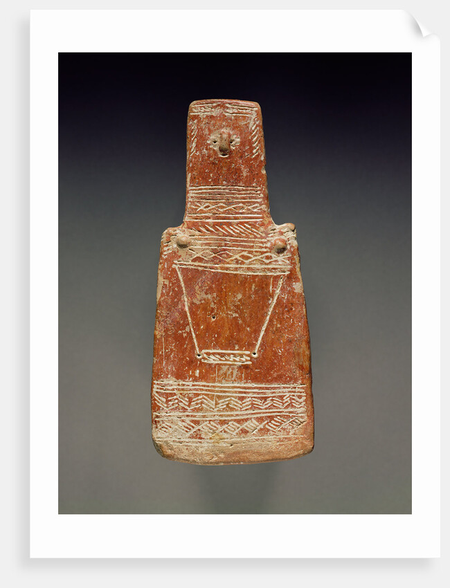 Red Polished Ware Plank Figure by Anonymous
