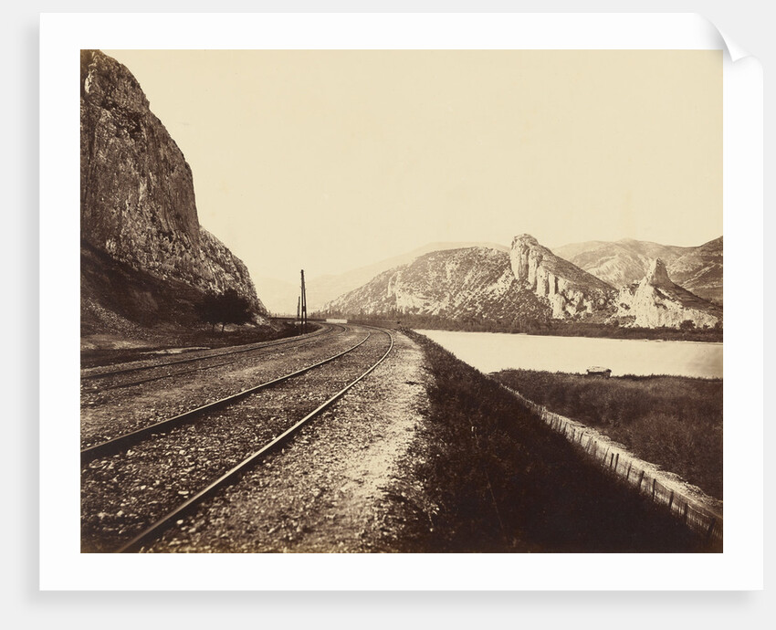 Entrance to the Donzère Pass by Édouard Baldus