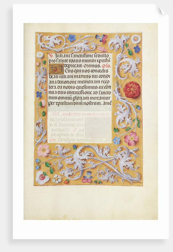 Decorated Text Page by Anonymous