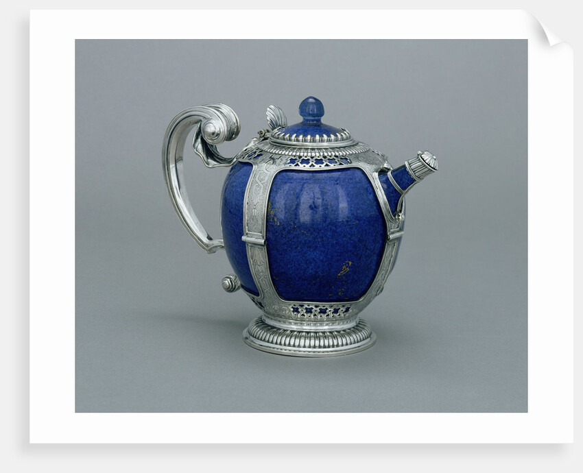 Mounted teapot by Anonymous