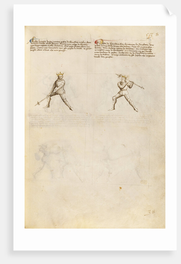 Combat with Pollaxe by Fiore Furlan dei Liberi da Premariacco