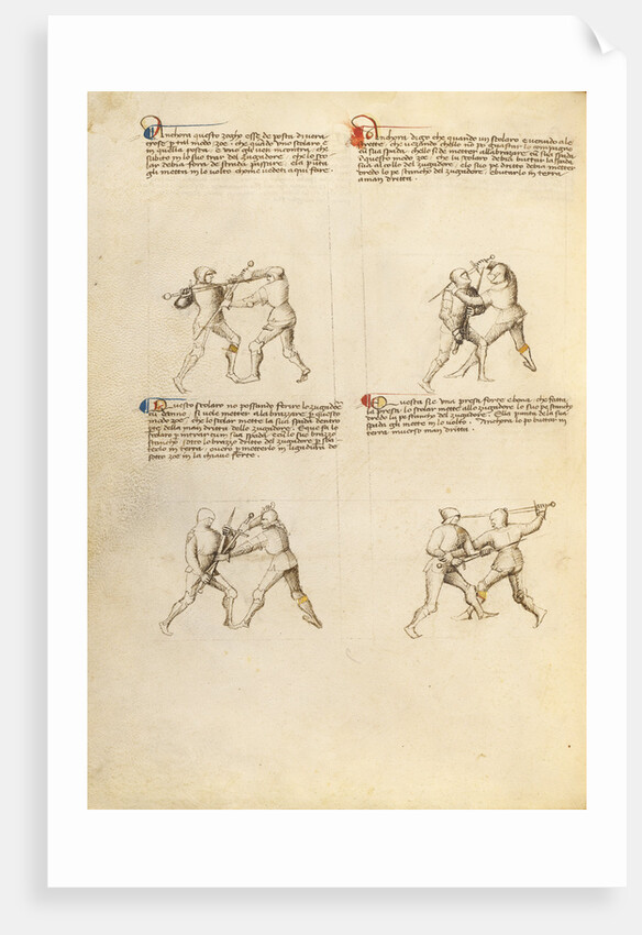 Combat with Sword by Fiore Furlan dei Liberi da Premariacco