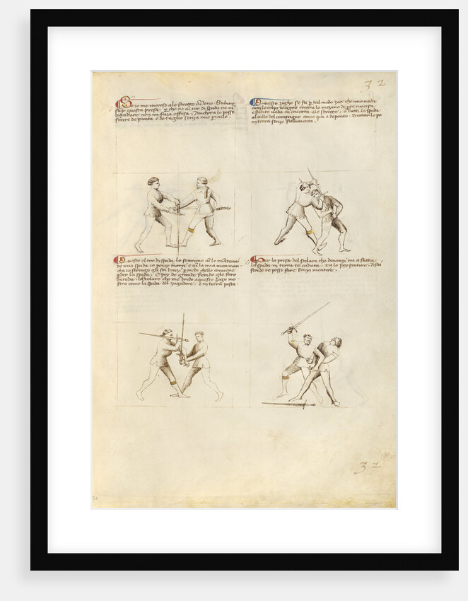 Combat with Sword by Fiore Furlan dei Liberi da Premariacco