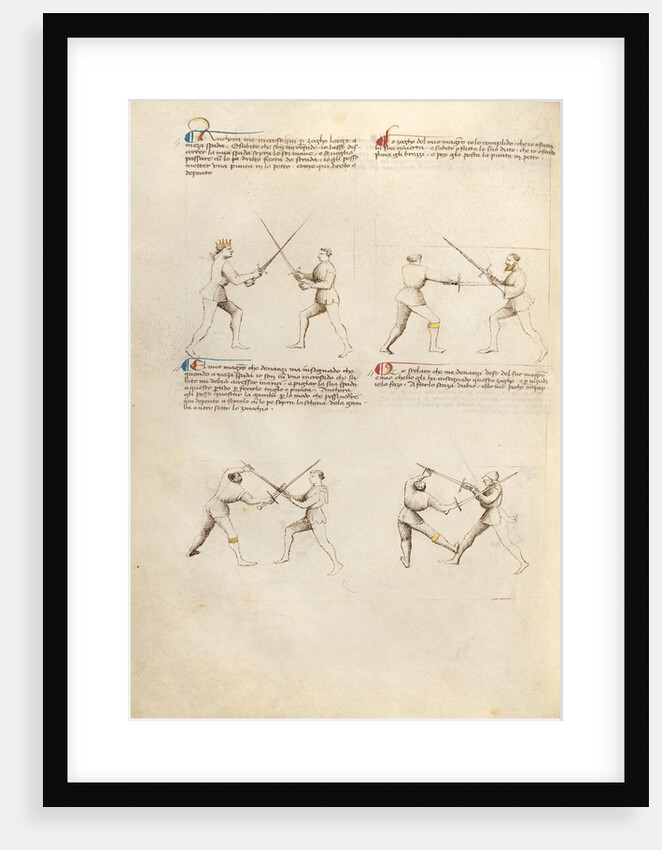 Combat with Sword by Fiore Furlan dei Liberi da Premariacco