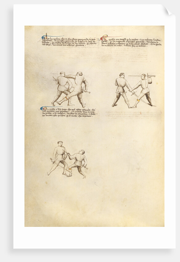 Combat with Sword by Fiore Furlan dei Liberi da Premariacco