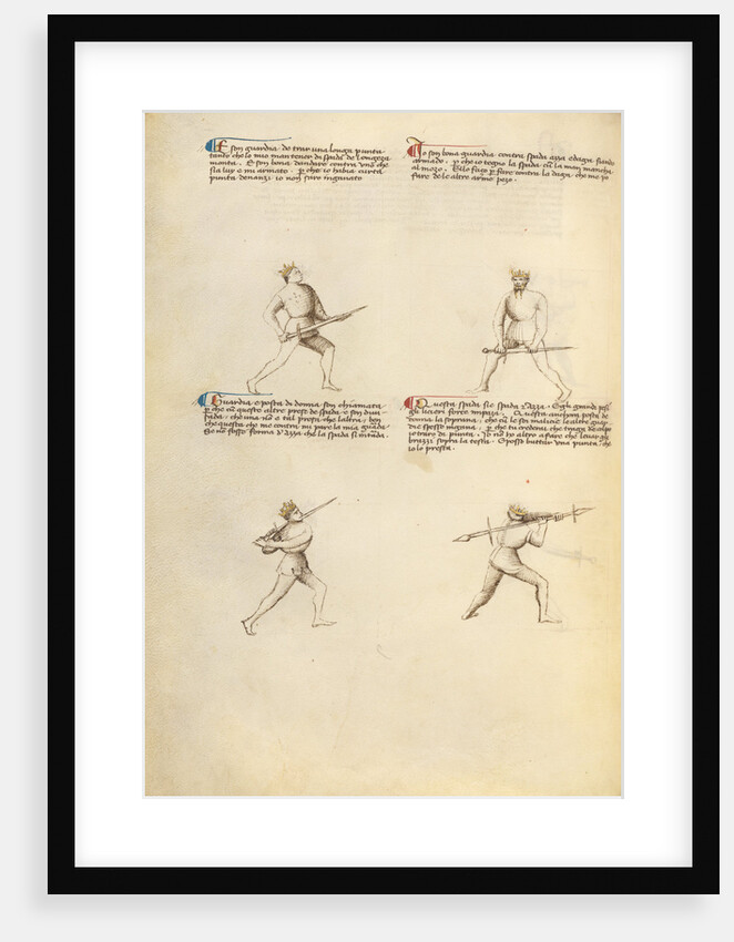 Combat with Sword by Fiore Furlan dei Liberi da Premariacco