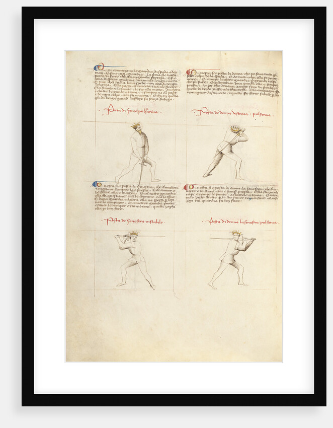 Combat with Sword by Fiore Furlan dei Liberi da Premariacco
